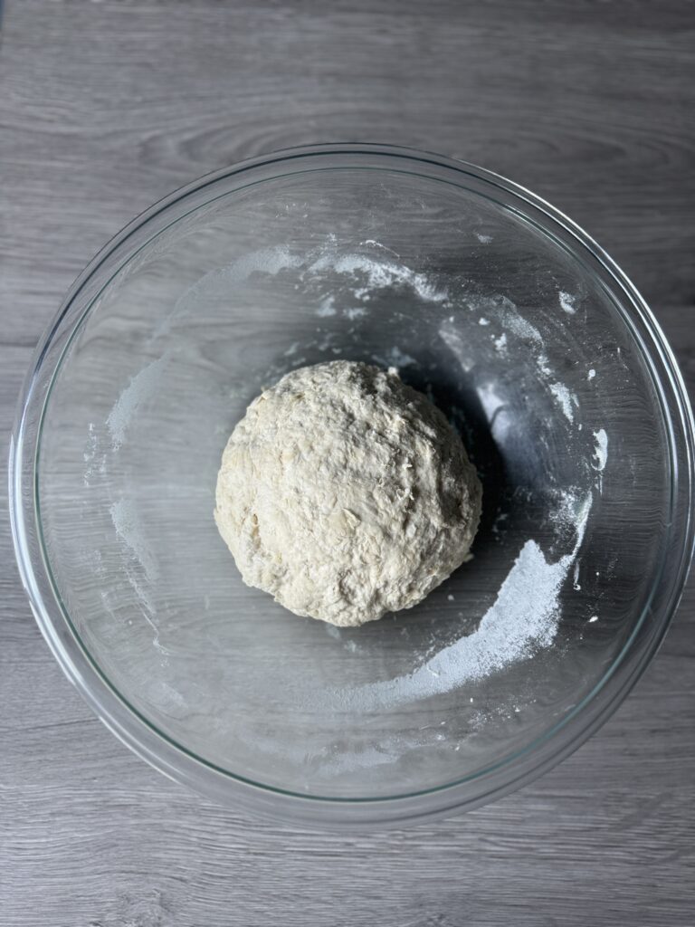 mixed ghost fougasse dough