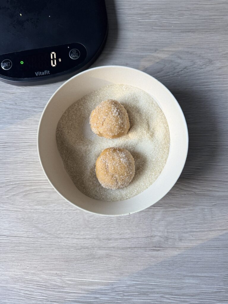 rolling in sugar