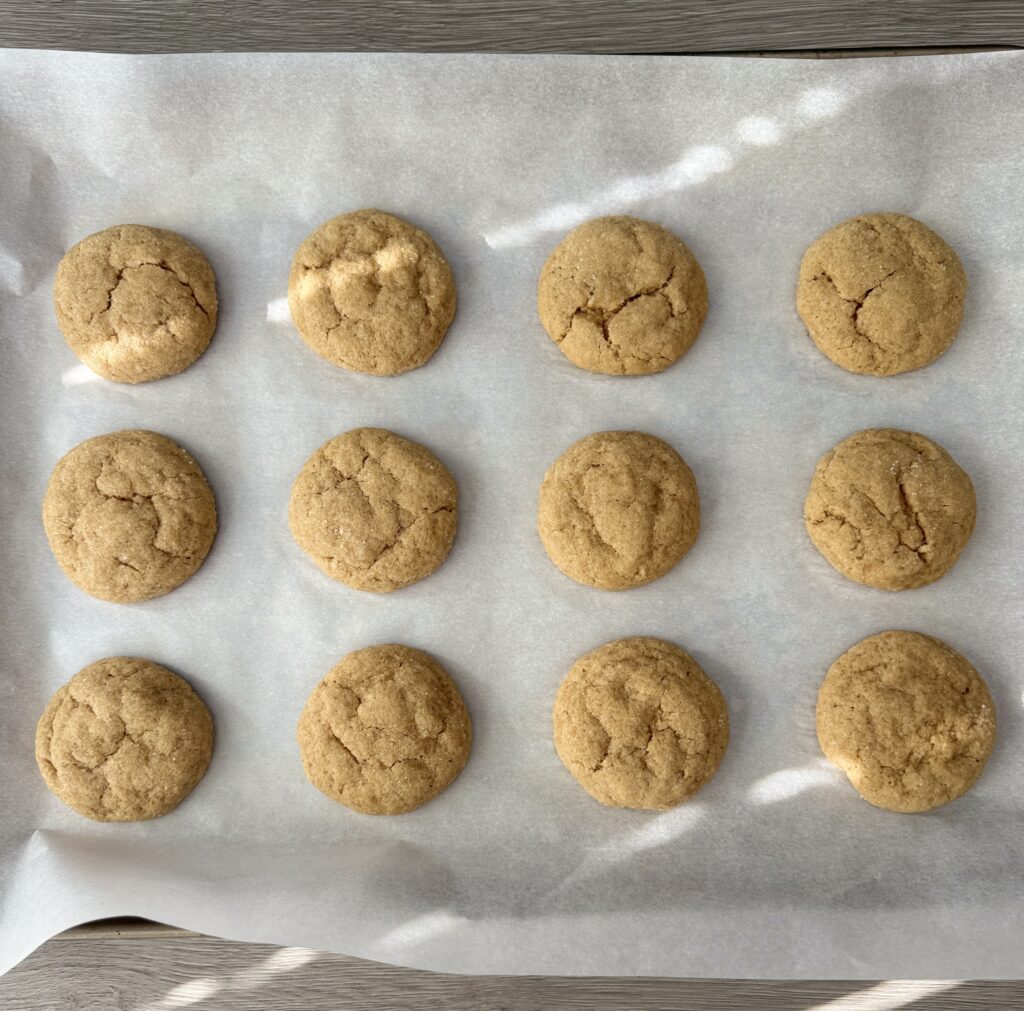 sourdough peanut butter cookies