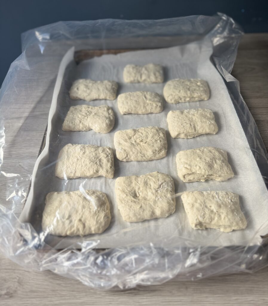 shaped ciabatta rolls