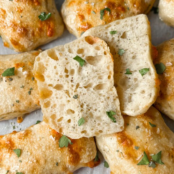 Parmesan Herb Sourdough Ciabatta Rolls