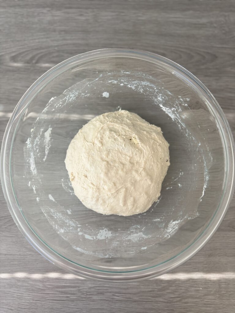 dough after adding inclusions