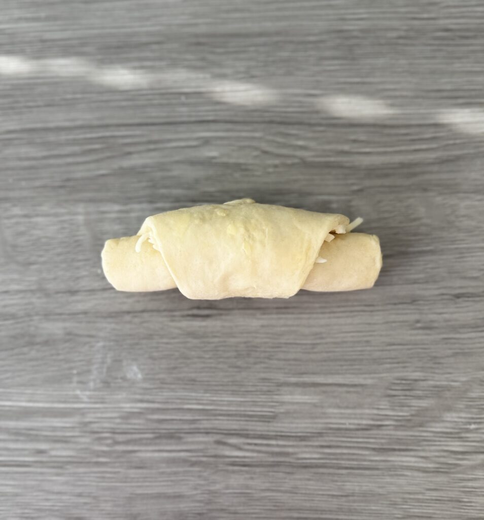 shaping crescent rolls