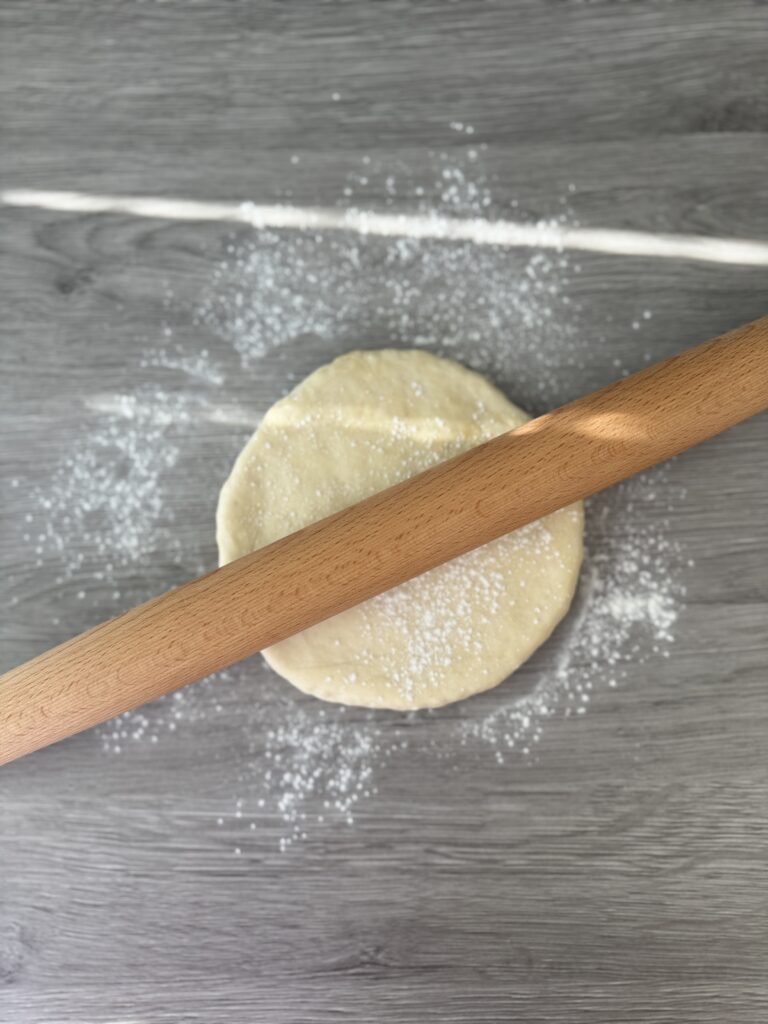 shaping cheese stuffed crescent rolls