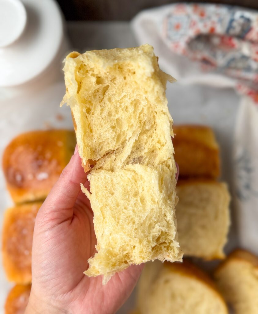 sourdough brioche dinner rolls