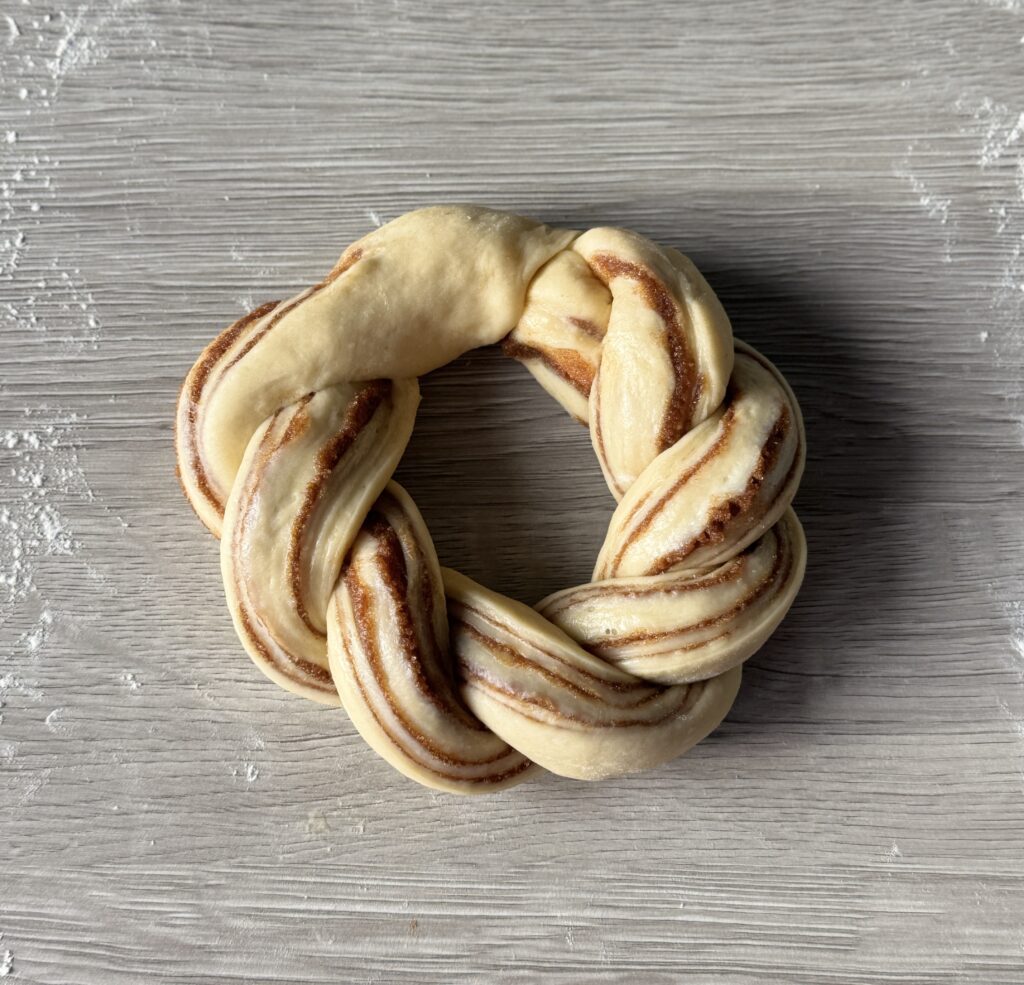 cinnamon swirl bread wreath