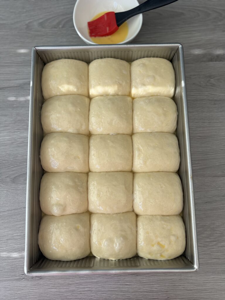egg washed rolls