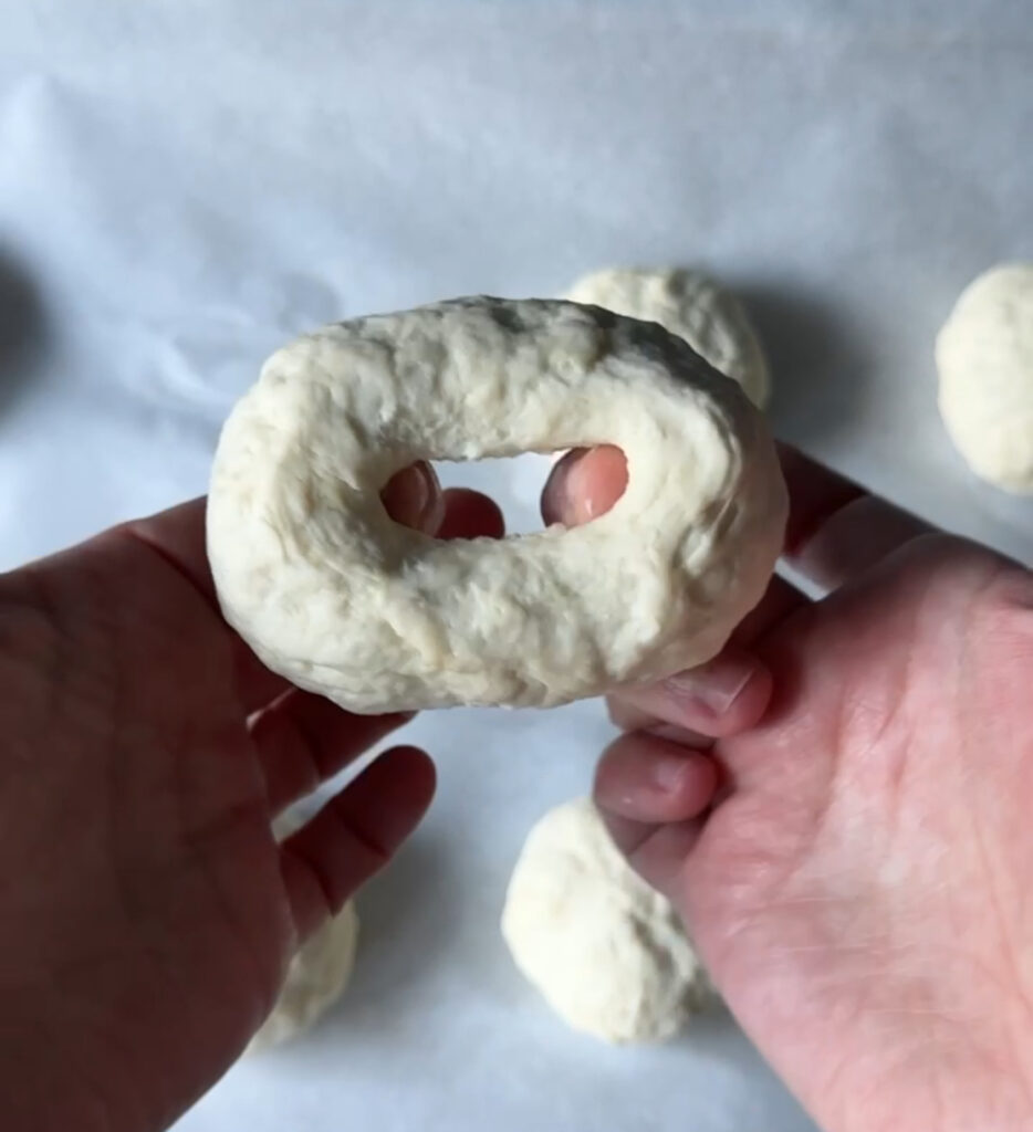 shaping discard bagels