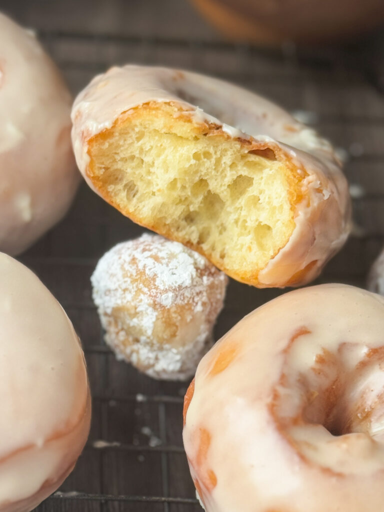 sourdough donut inside