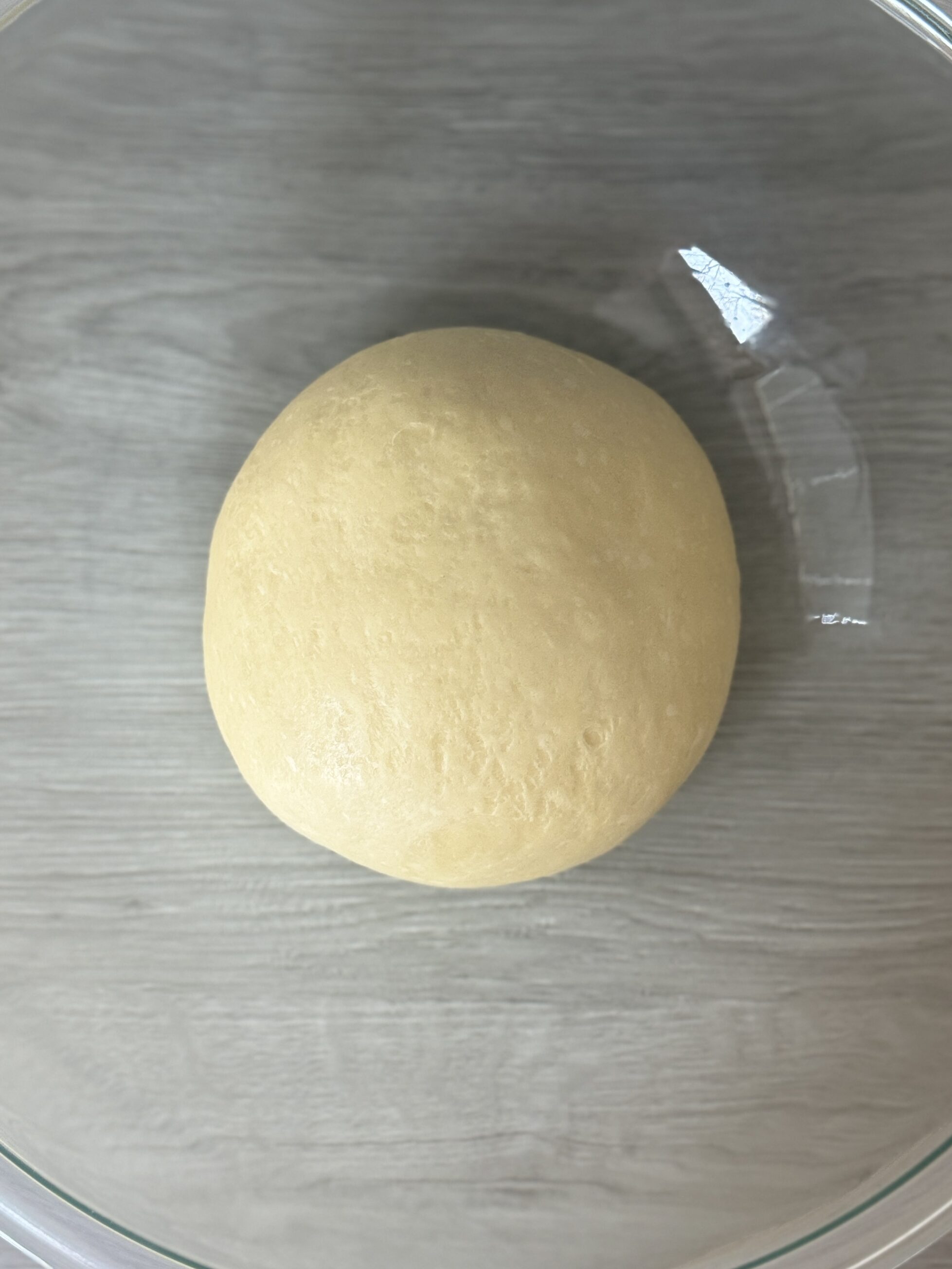 kneading donut dough