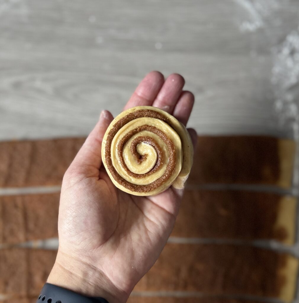gingerbread sourdough cinnamon rolls