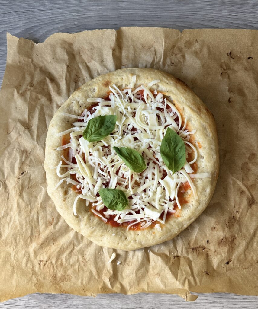 baking sourdough pizza crust