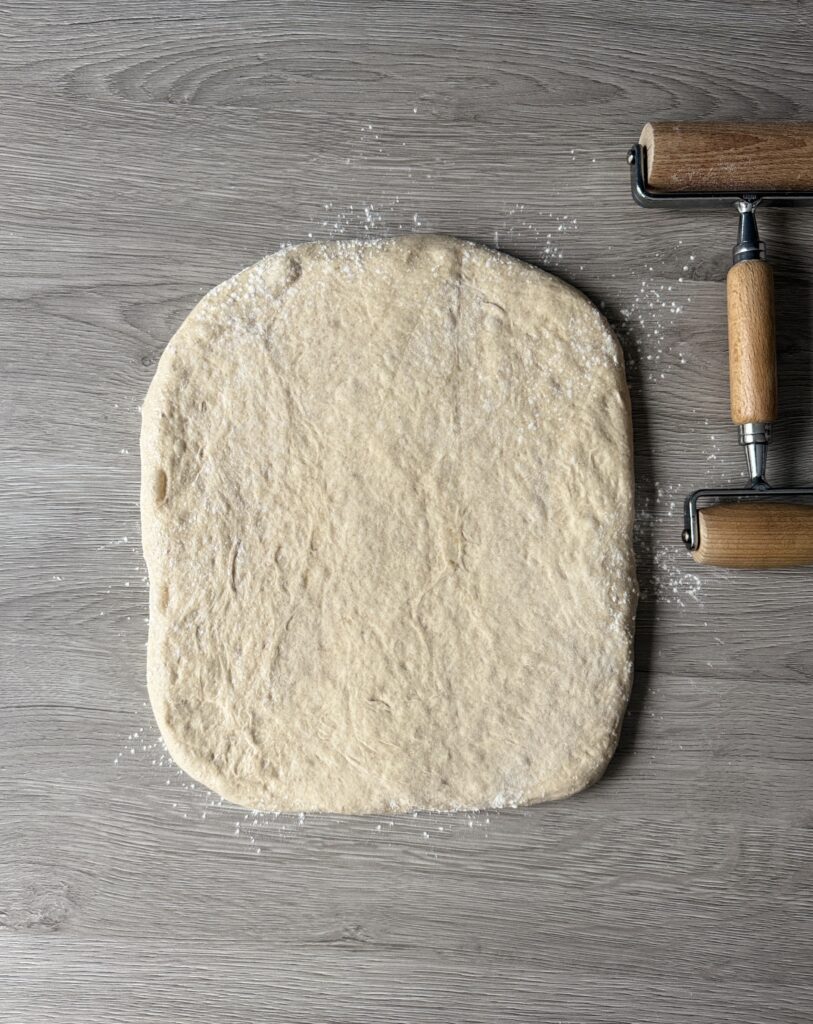 shaping honey wheat sandwich bread
