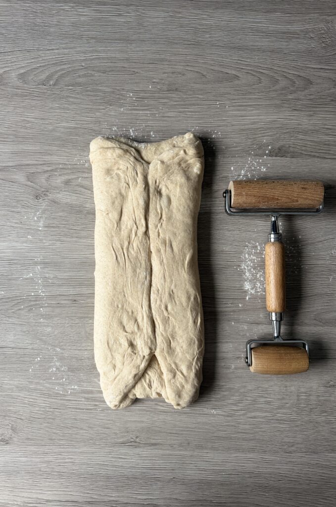 shaping honey wheat sandwich bread