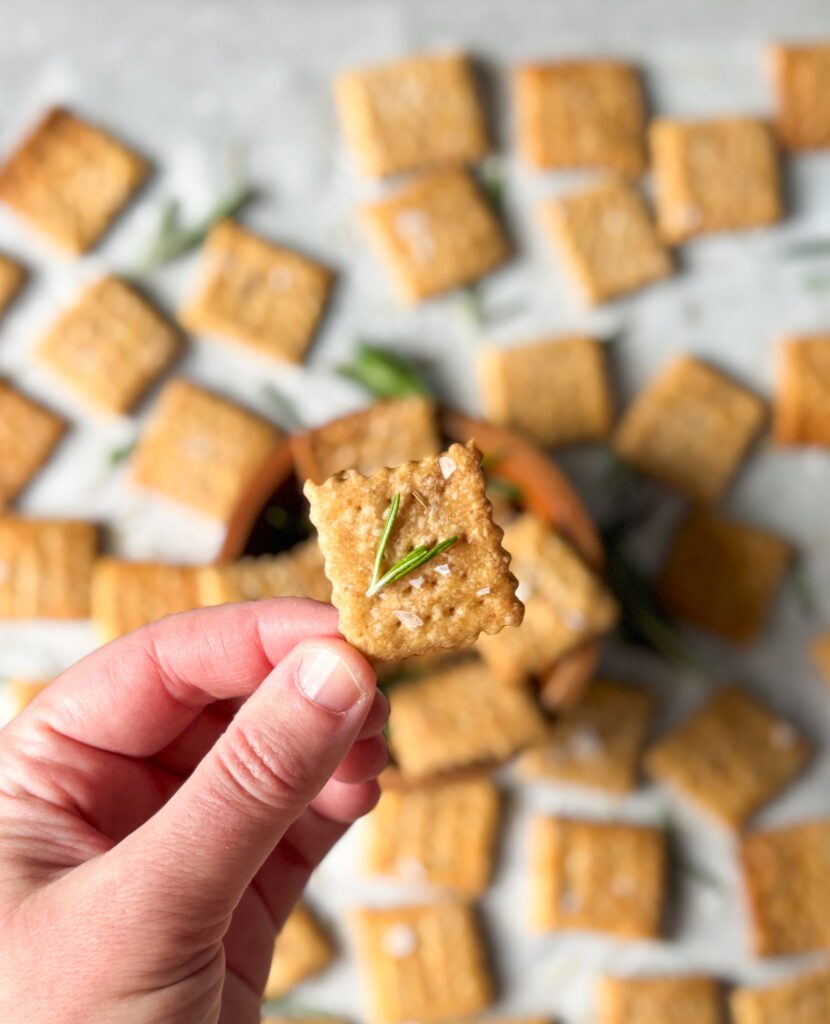 whole wheat sourdough cracker