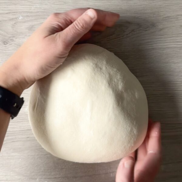 shaping sourdough bread