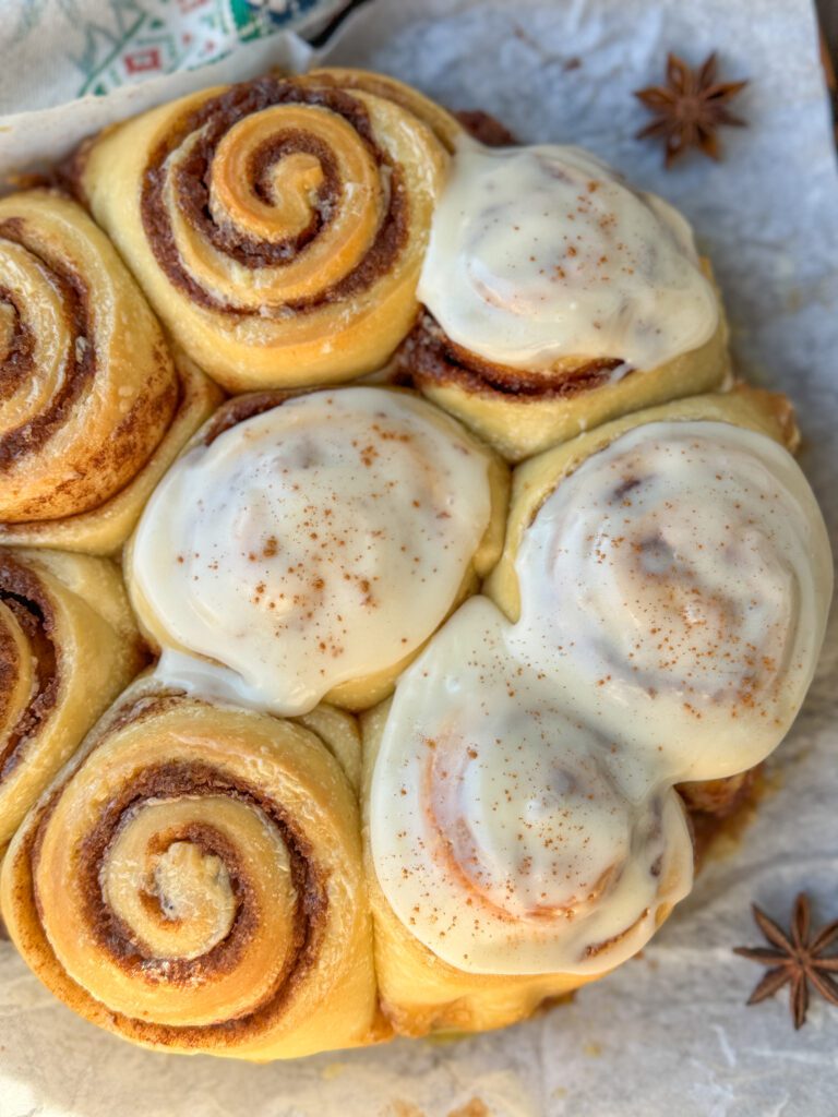 frosted cinnamon rolls