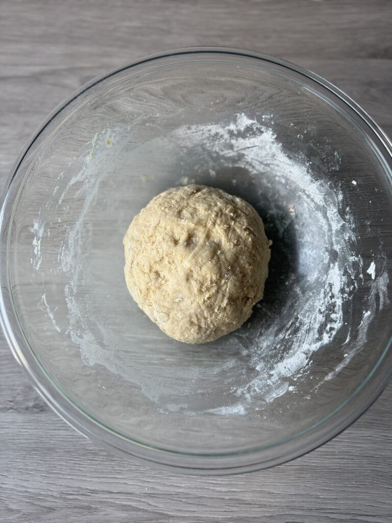 mixed cinnamon roll dough