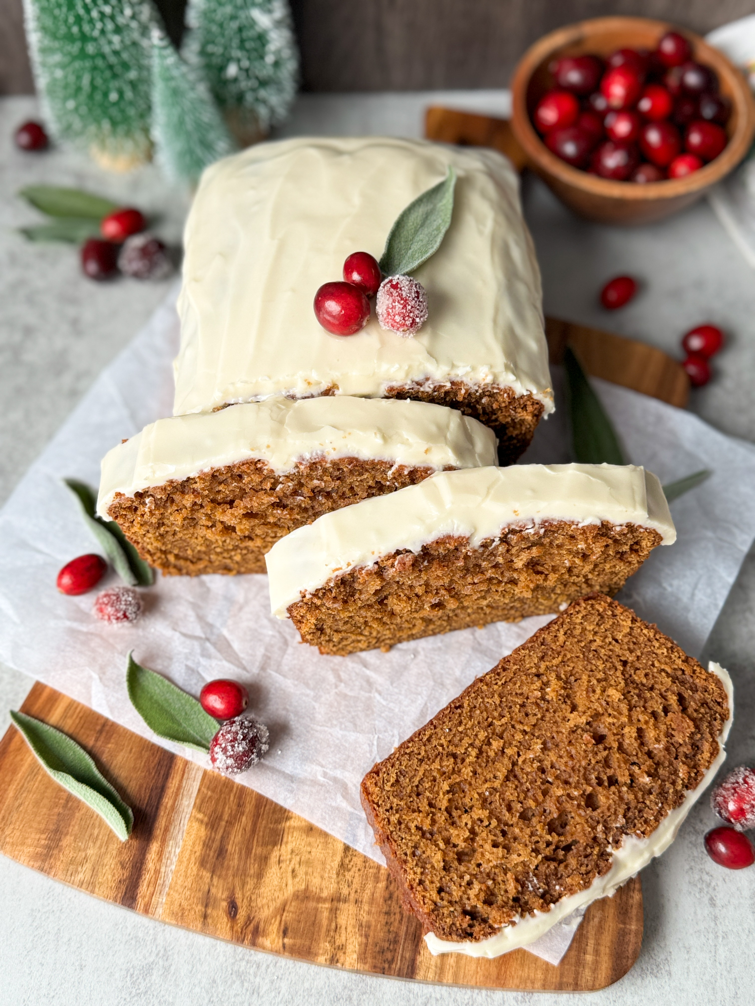 sourdough gingerbread quick bread