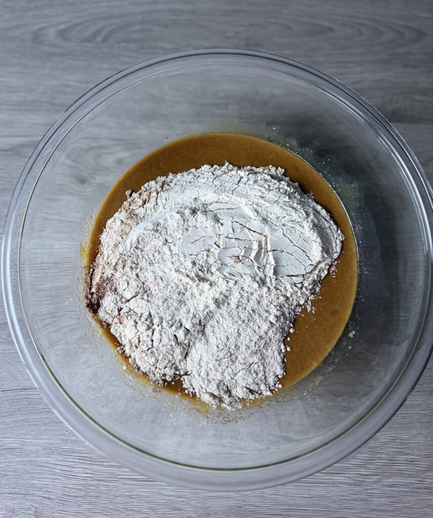 sourdough discard gingerbread loaf