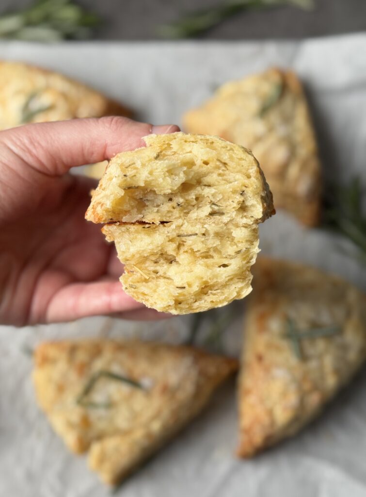 Greek yogurt sourdough scones