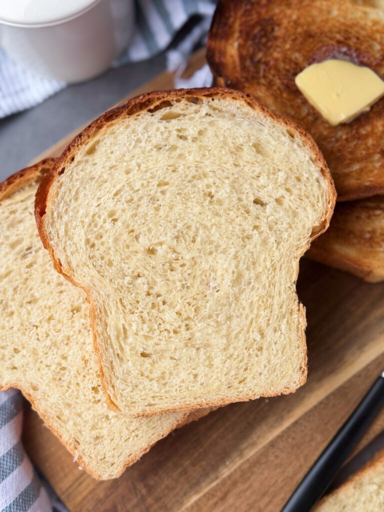 baked sourdough sandwich bread