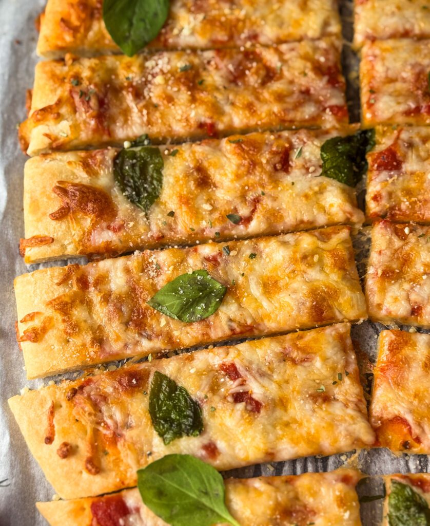 sourdough discard pizza sticks