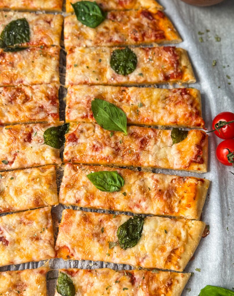 sourdough discard pizza sticks