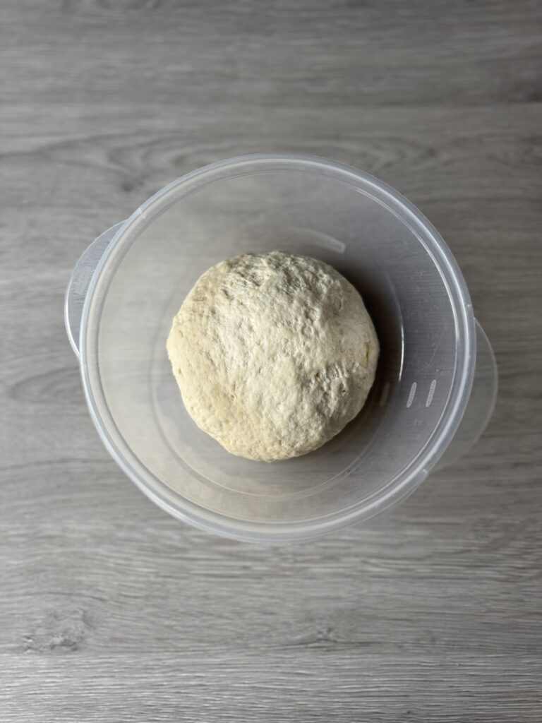 kneaded pizza stick dough