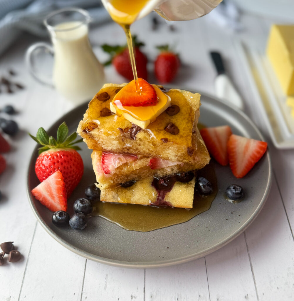 sourdough sheet pan pancakes