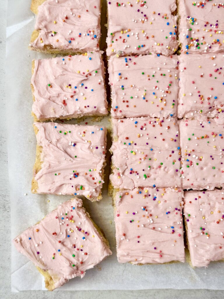 sourdough sugar cookie bars