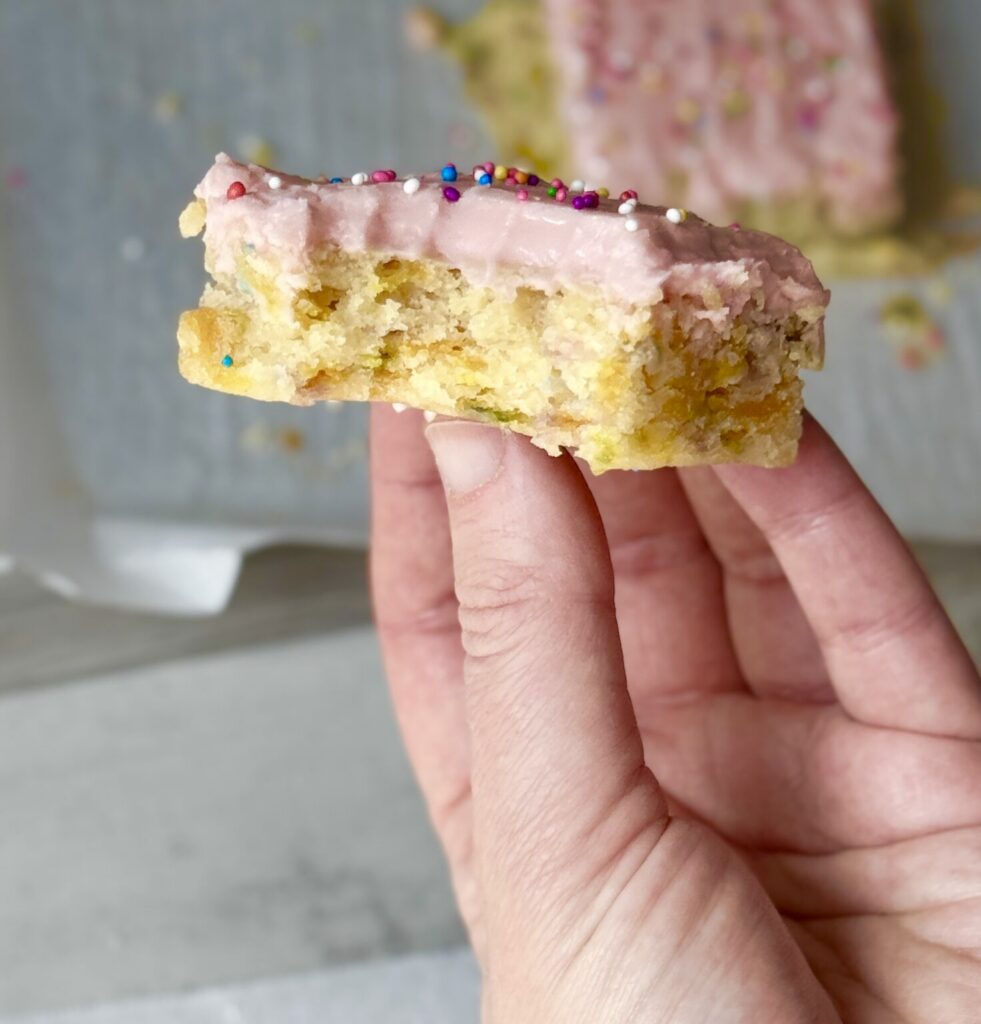 sourdough sugar cookie bars