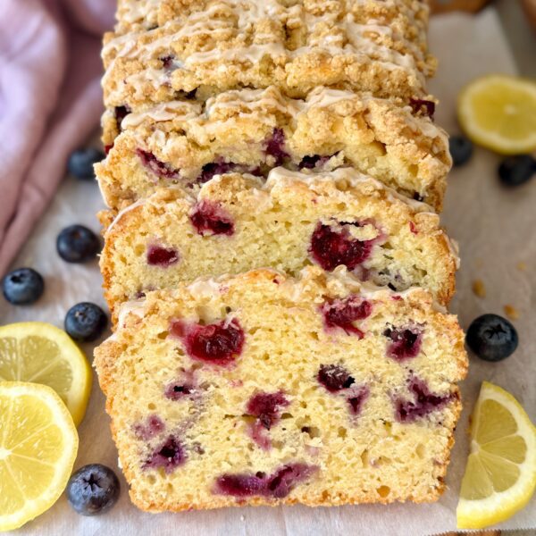 Lemon Blueberry Sourdough Bread