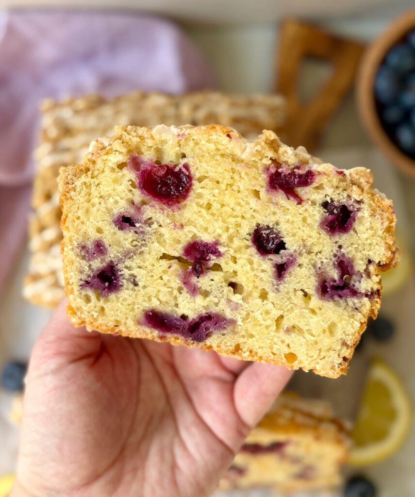 lemon blueberry quick bread