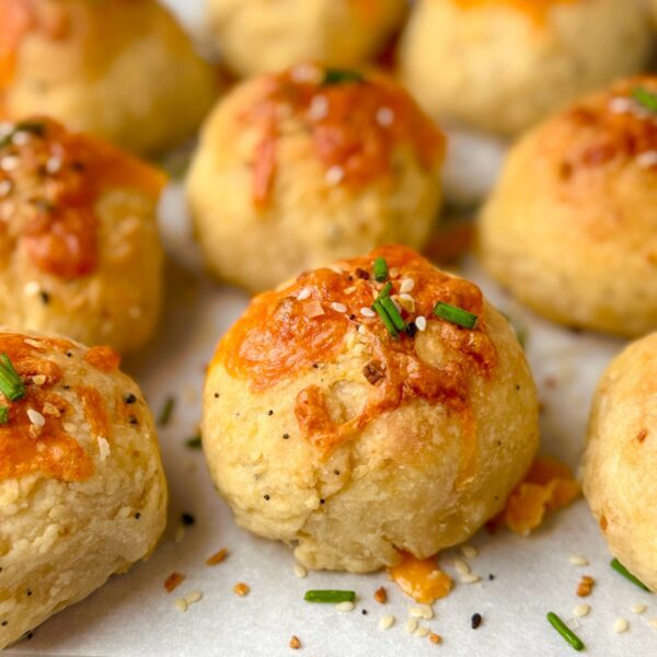 everything bagel sourdough biscuit bombs