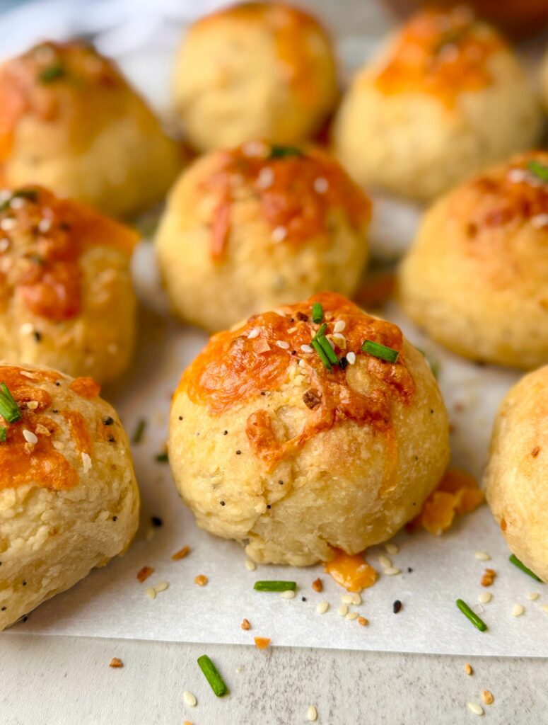everything bagel sourdough biscuit bombs