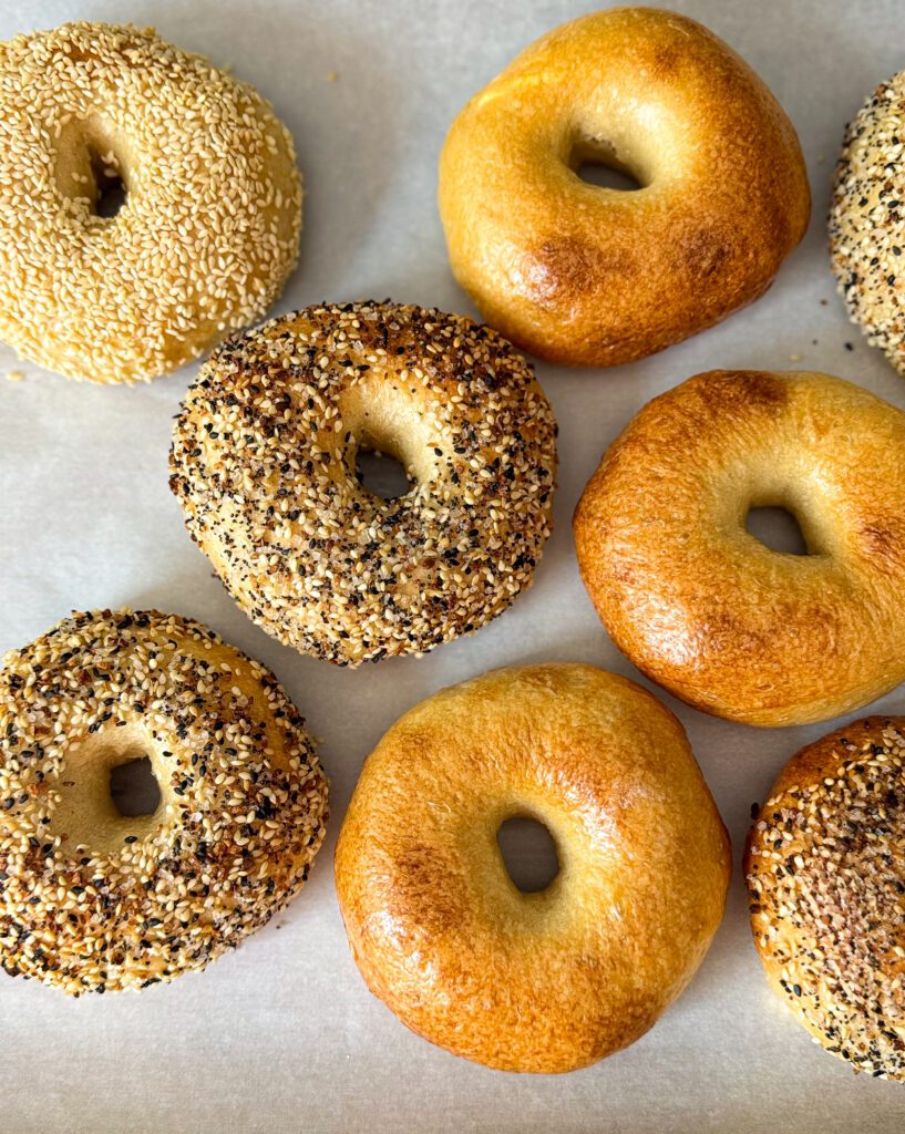 easy sourdough bagels