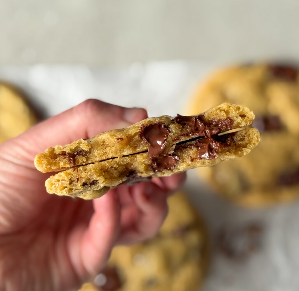 sourdough chocolate chip cookies