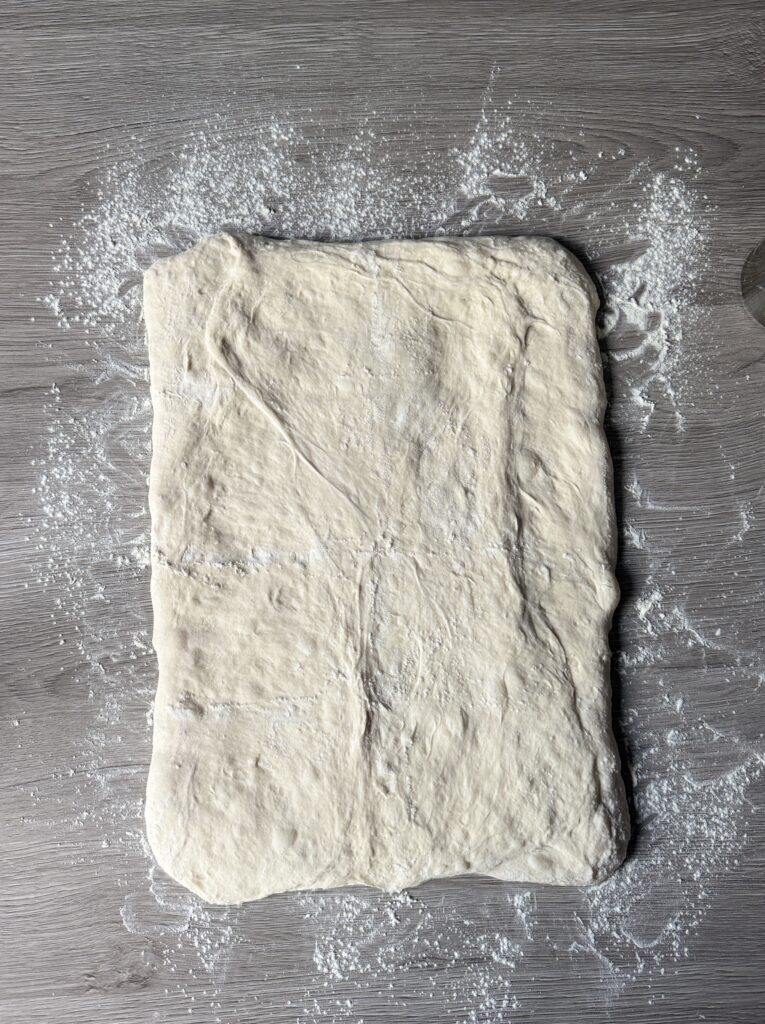 shaping ciabatta