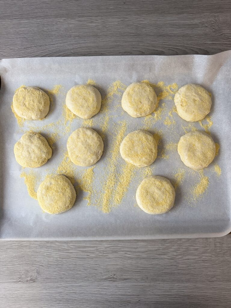 sourdough discard English muffins