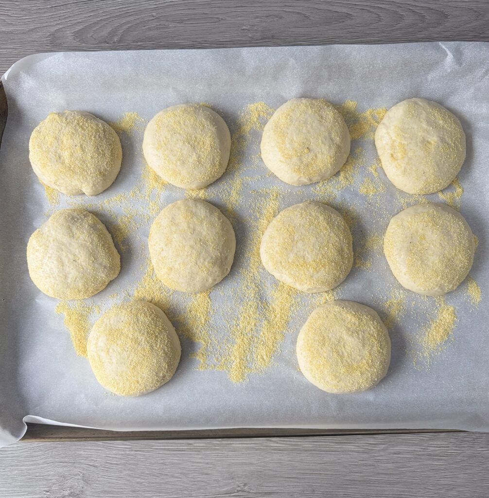 sourdough discard English muffins