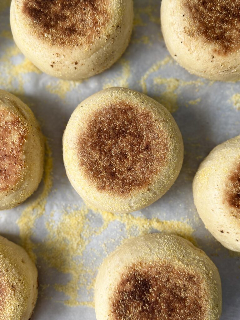 sourdough discard English muffins