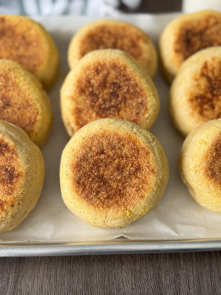 sourdough discard English muffins