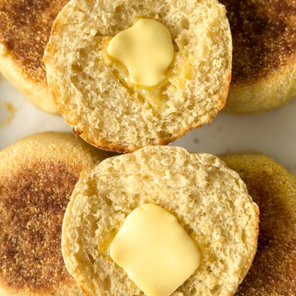 sourdough discard English muffins