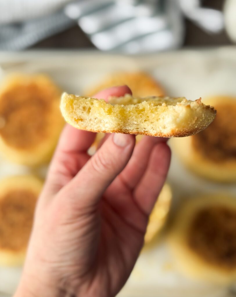 sourdough English muffins