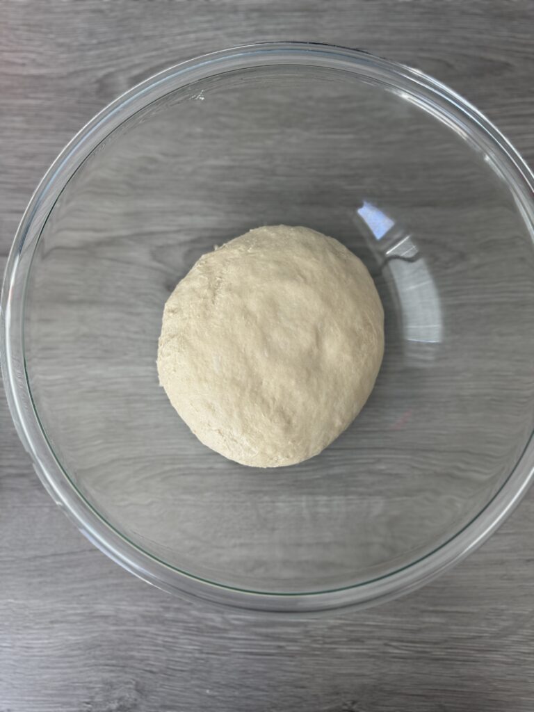 dough after scoop and slap method
