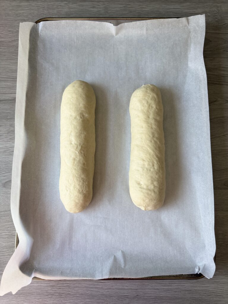 shaped sourdough French bread