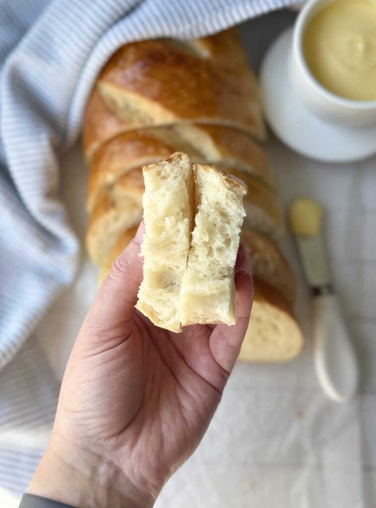 sourdough french bread slice