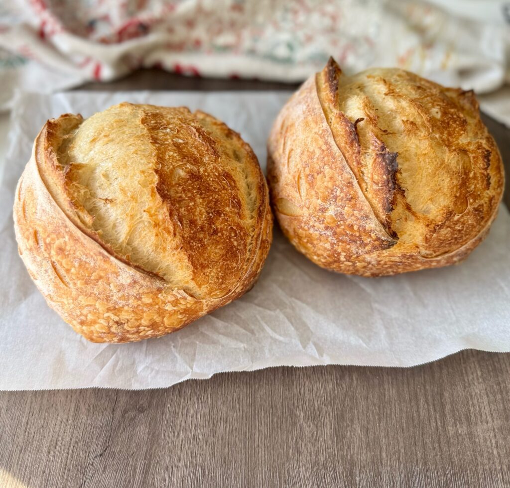 mini sourdough loaves