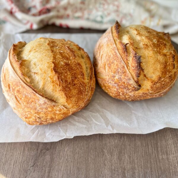 mini sourdough loaves